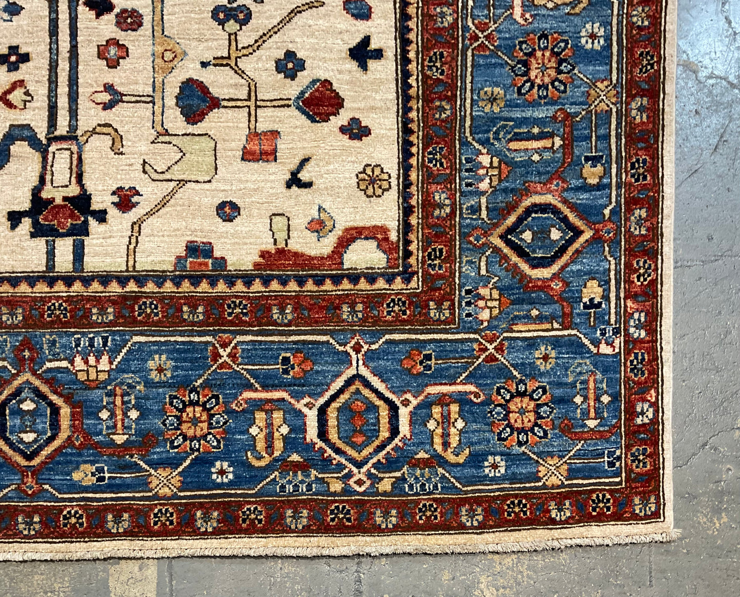 Original Afghan Turkman rug | NU-7861
