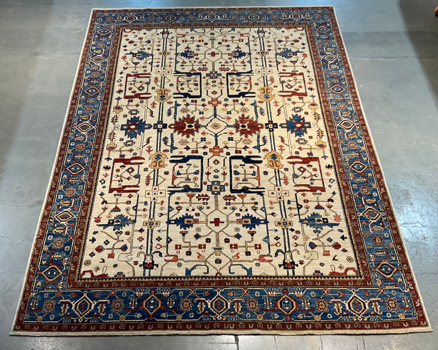 Original Afghan Turkman rug | NU-7861