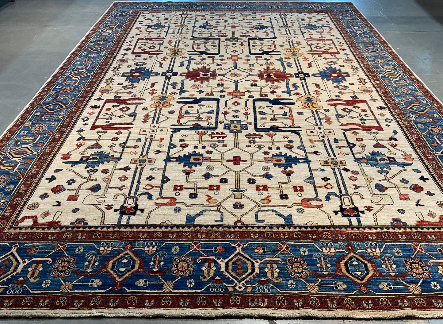 Original Afghan Turkman rug | NU-7861
