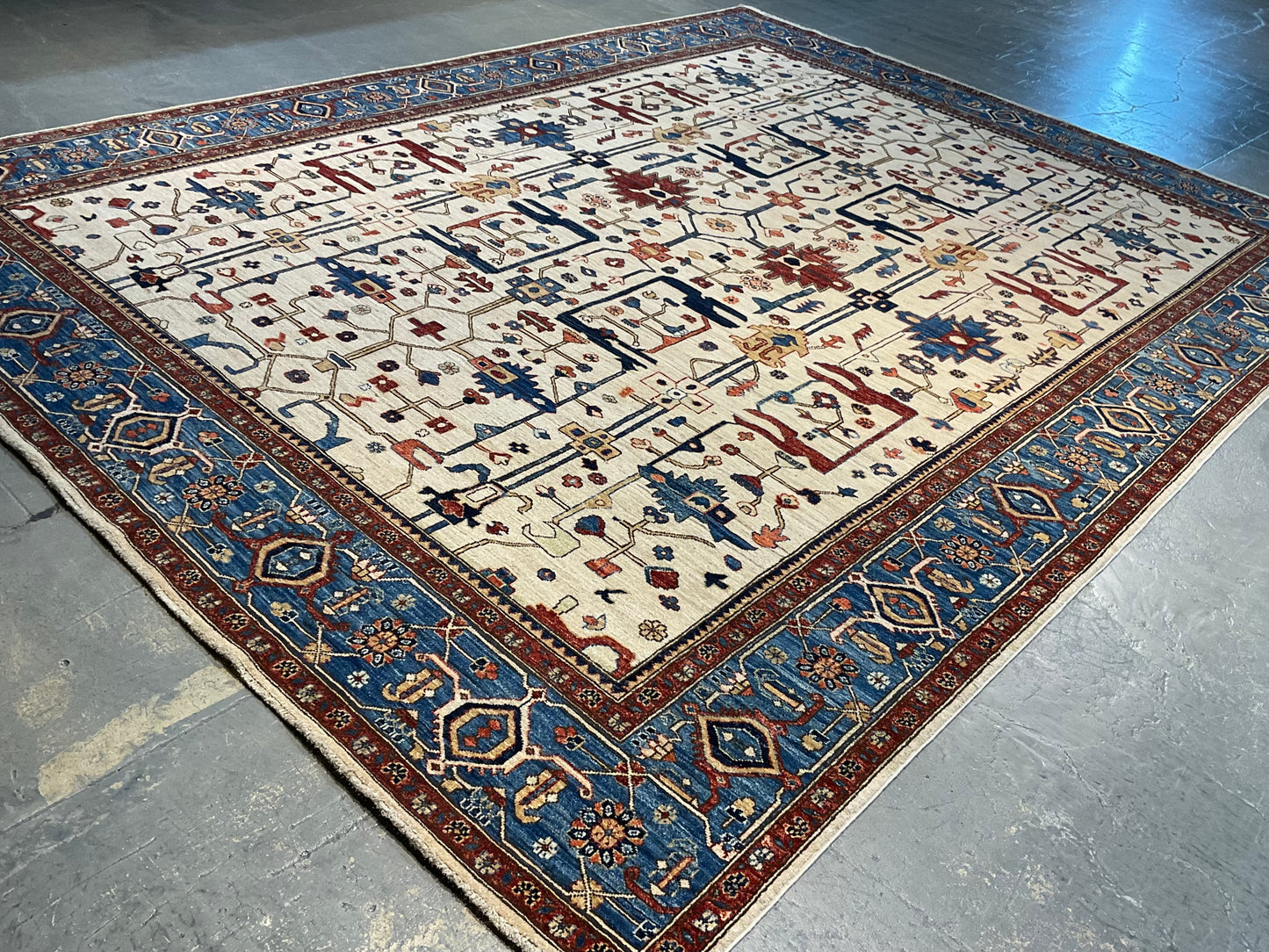 Original Afghan Turkman rug | NU-7861