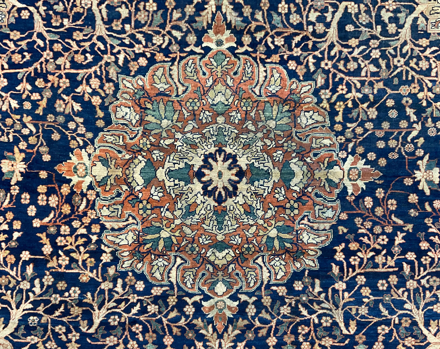 True museum-worthy Persian antique Mahal rug, exceptional | NU-4793