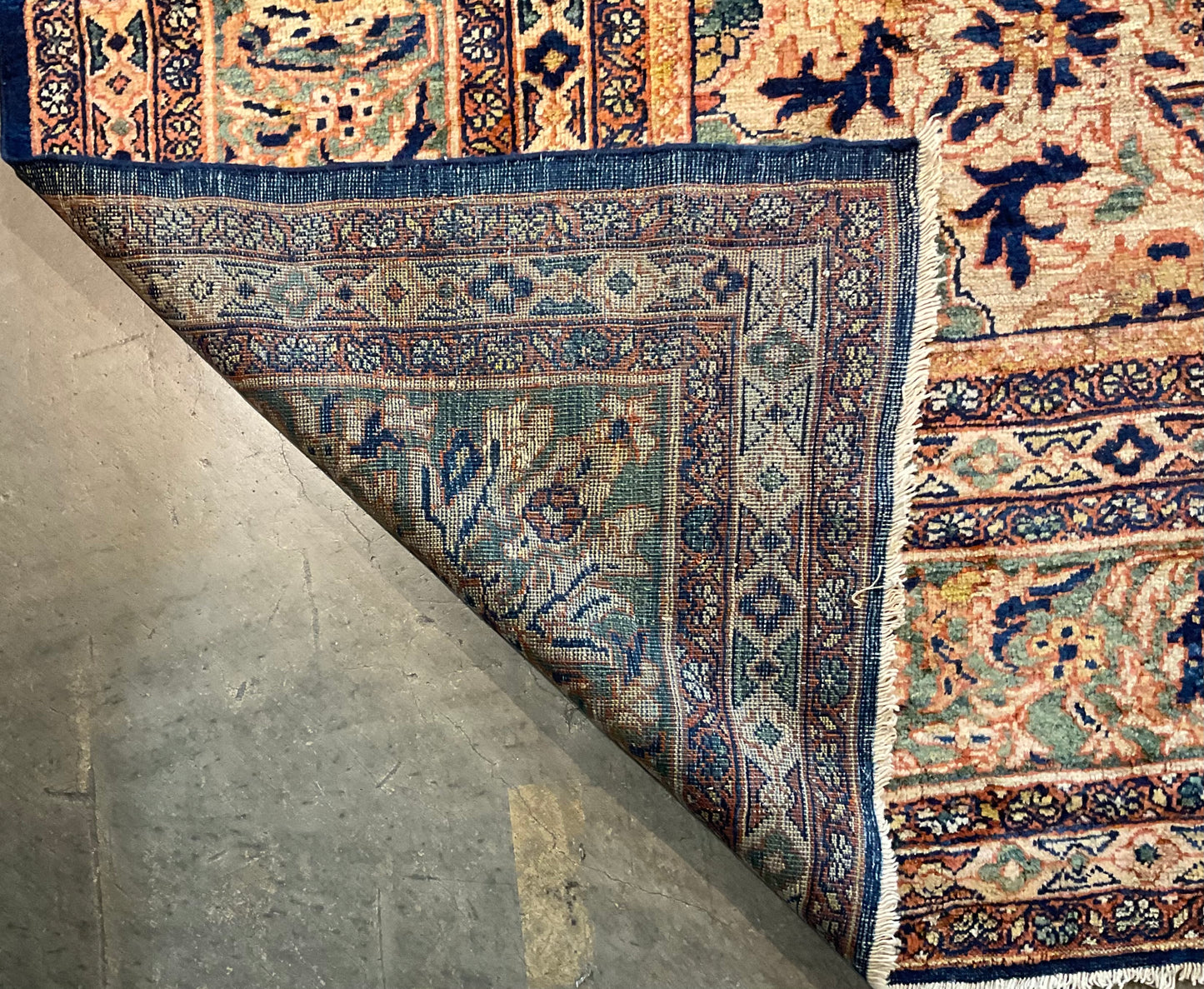 True museum-worthy Persian antique Mahal rug, exceptional | NU-4793