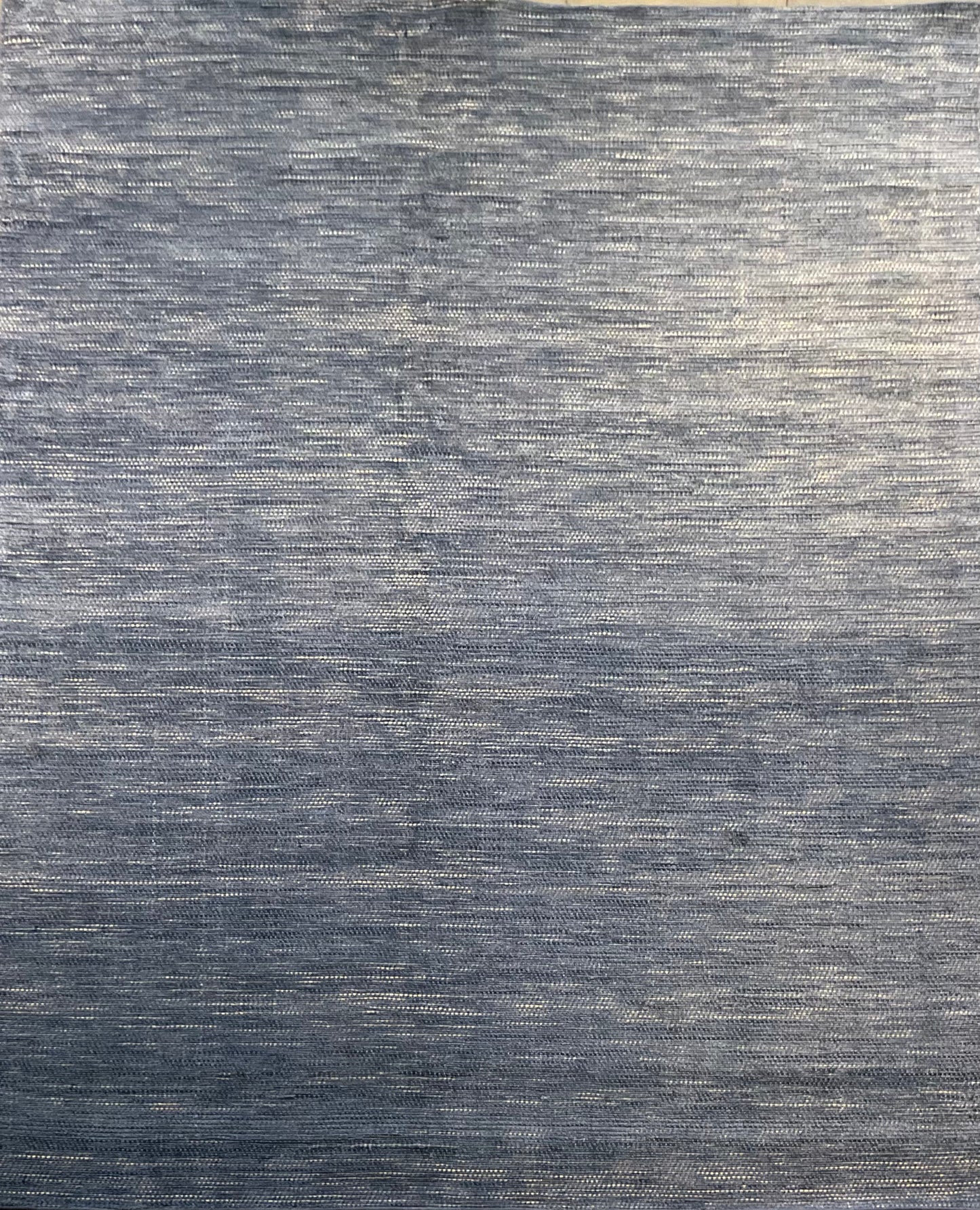 Water Blue color wool & Bamboo Silk Rug | NU-4368