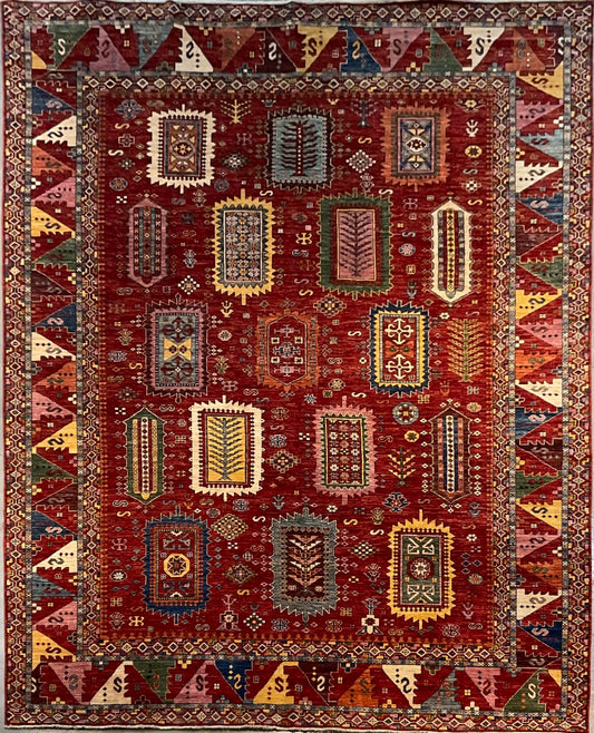 A true work of art, this 17-medallion rug | NU-7355