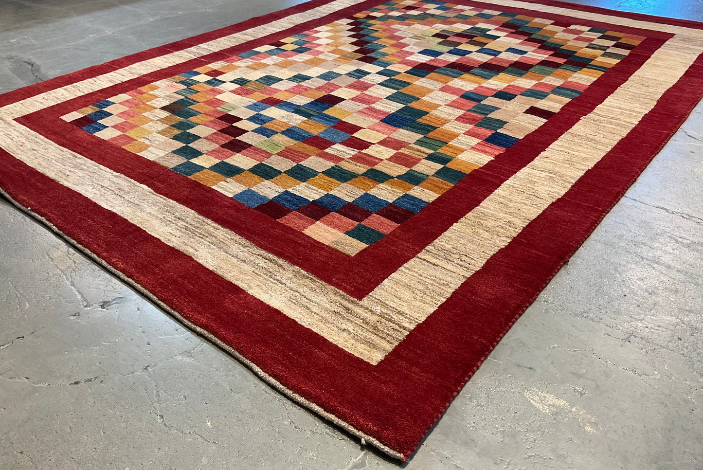 Lori Gabbeh rug, handwoven by tribal artisans in Iran | NU-988