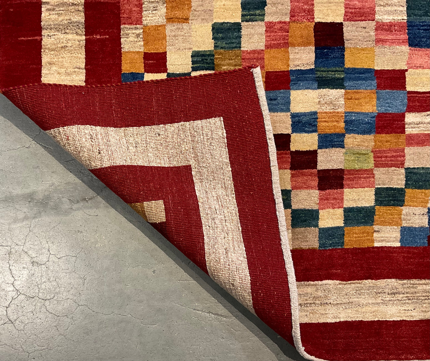 Lori Gabbeh rug, handwoven by tribal artisans in Iran | NU-988
