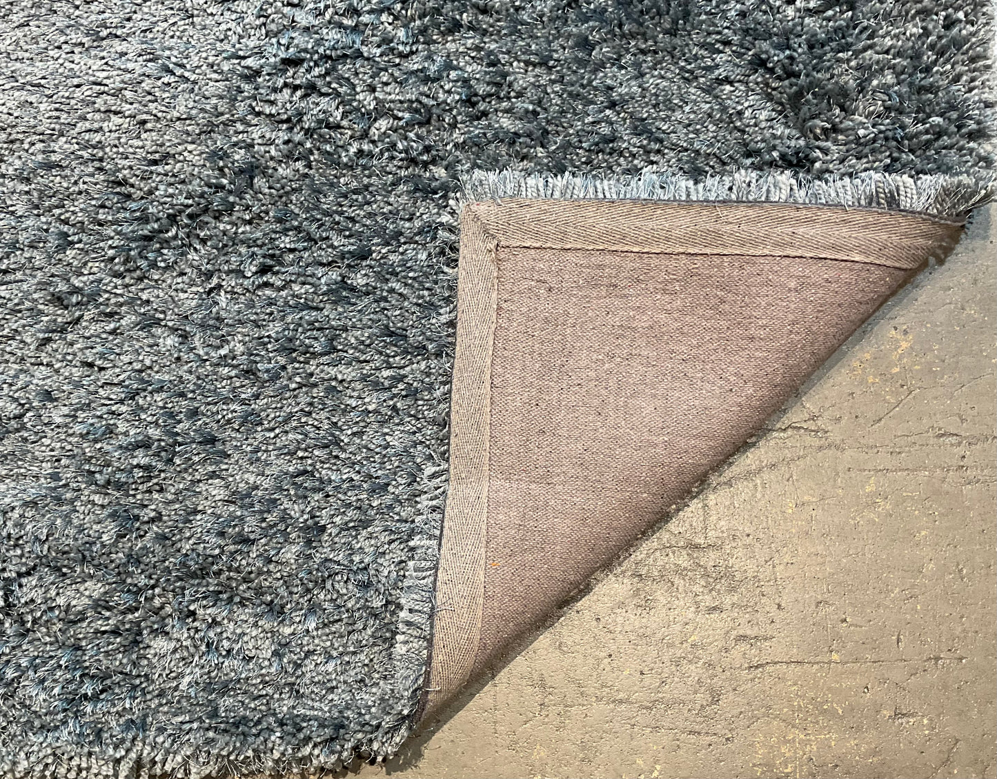 8x10 Grey-Blue Shag Rug – Thick Pile Comfort | NU-3440