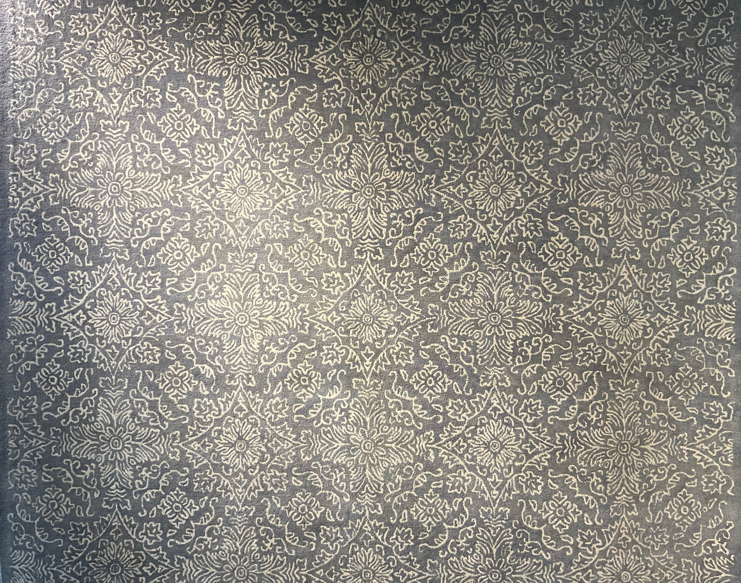 8x10 Transitional Wool Rug – Light Blue & Grey | NU-4107