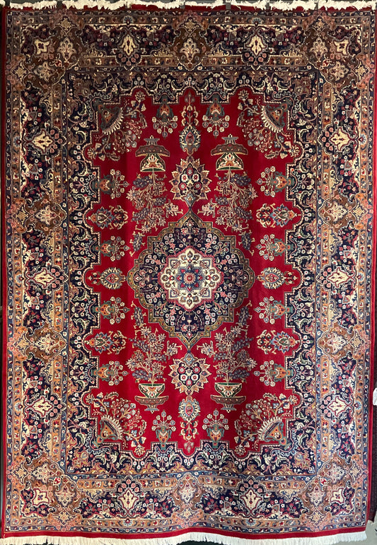 Mashad rug from Iran with fine wool and a high knot count | NU-4157