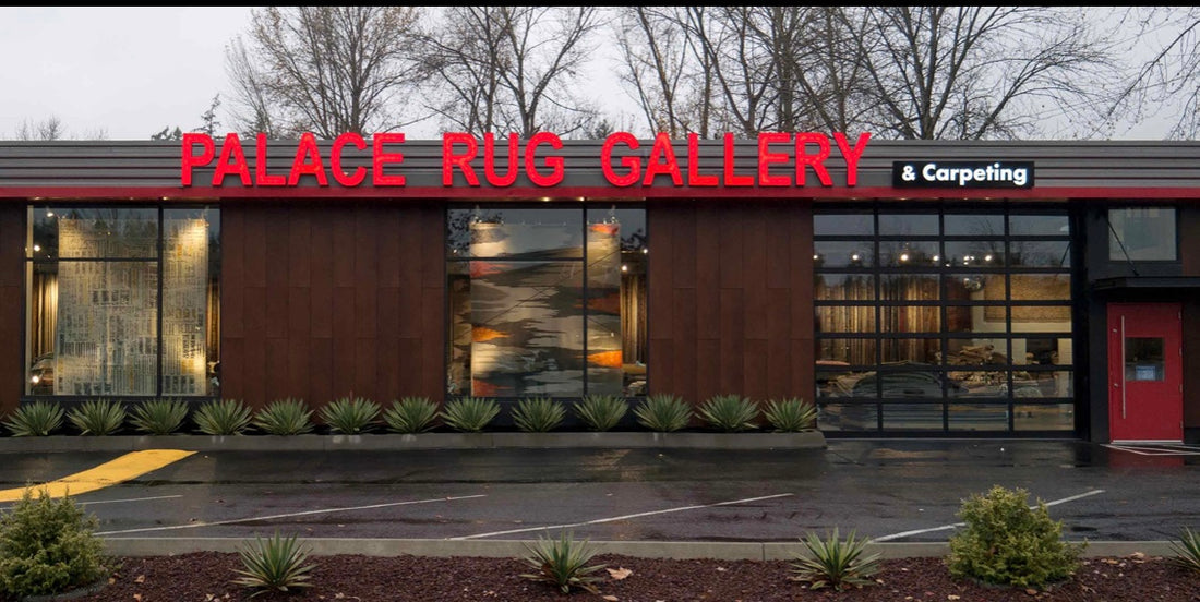 Palace Rug Gallery Of Bellevue is located on the corner of 116th Ave NE and Northup way in Bellevue WA