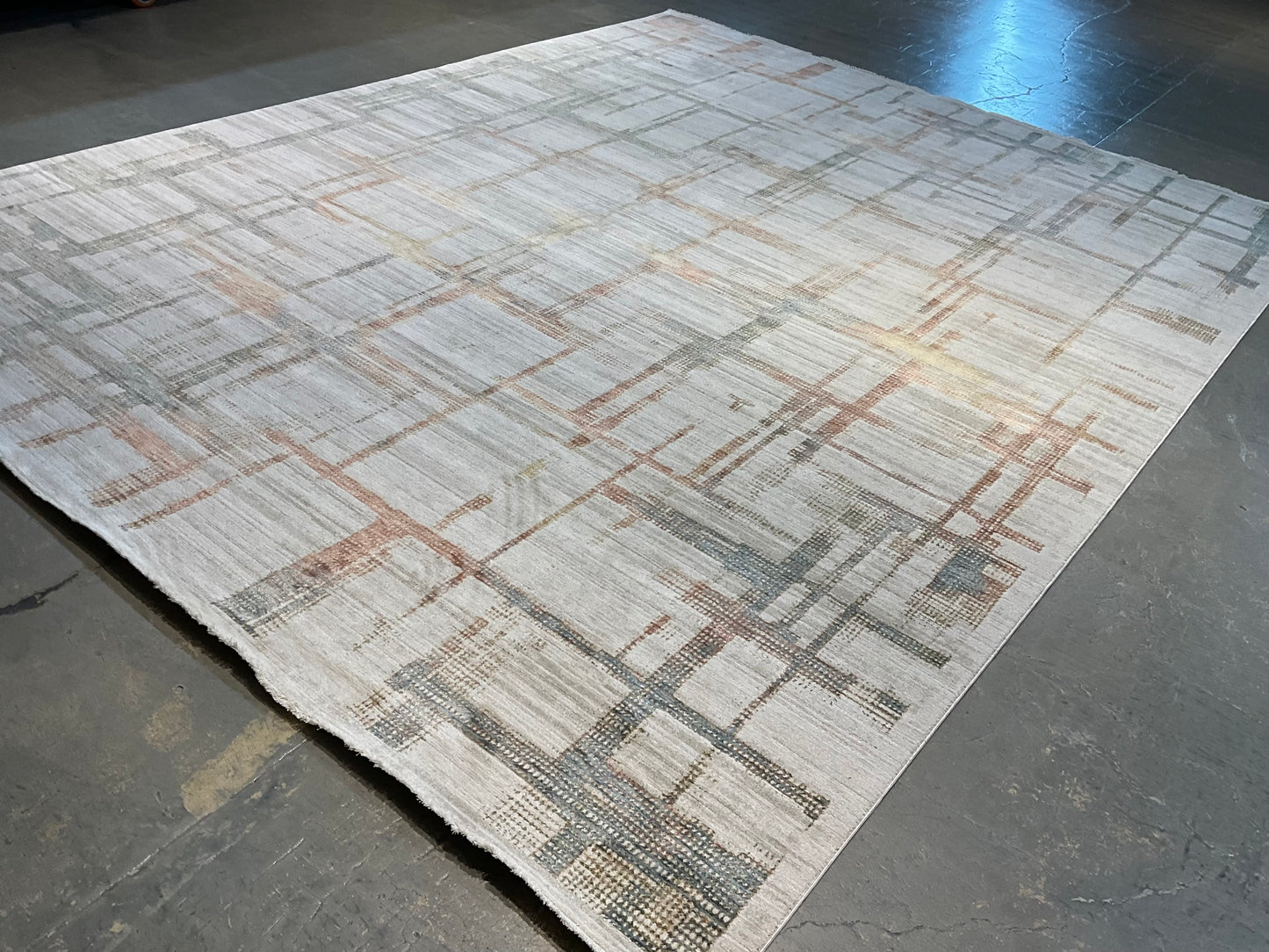 A fresh geometric area rug | NU-7885