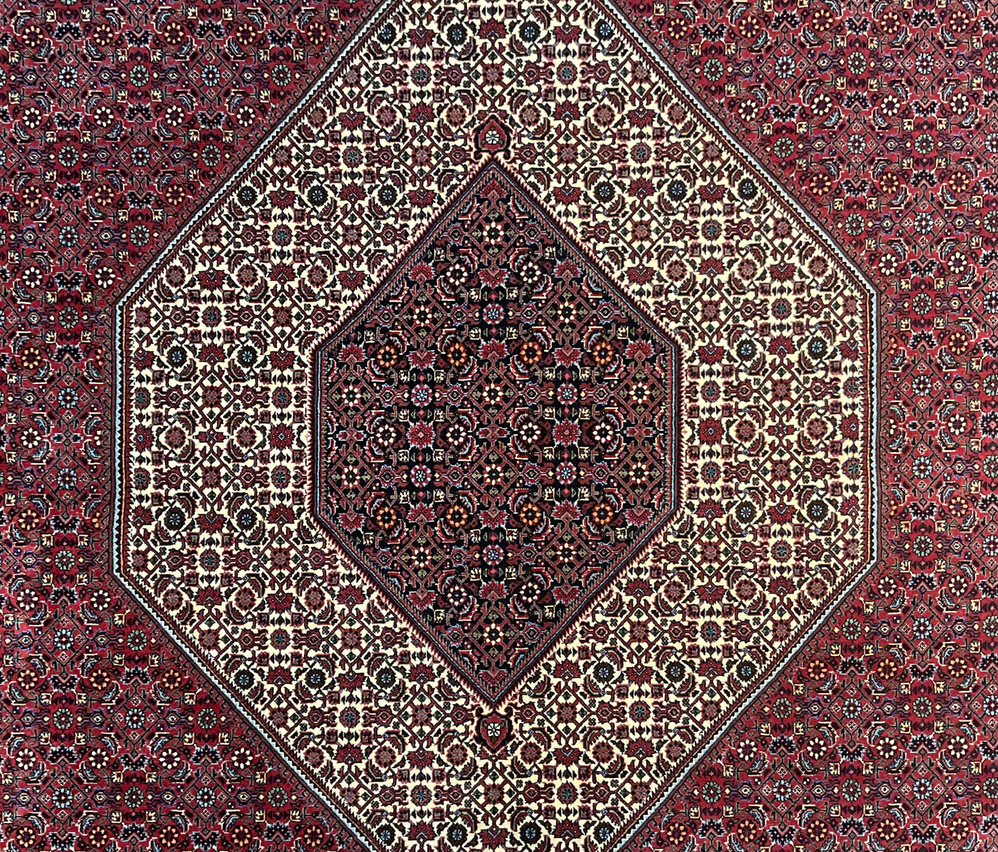 Fine Bidjar rug, handwoven in Iran | NU-4973
