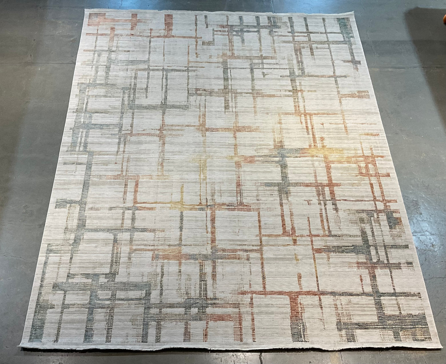 A fresh geometric area rug | NU-7885