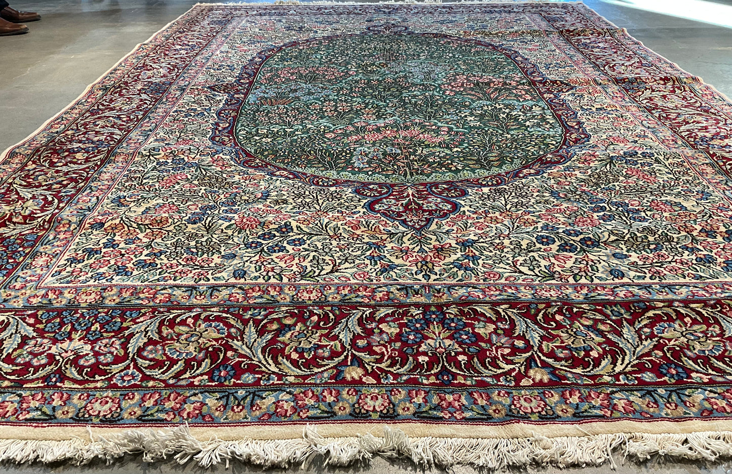 Antique Lavar Kerman rug is a rare find | NU-2188