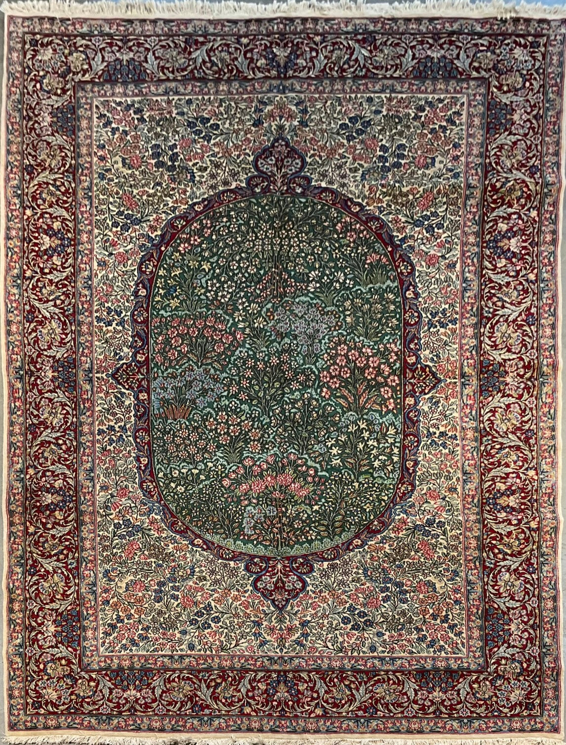 Antique Lavar Kerman rug is a rare find | NU-2188