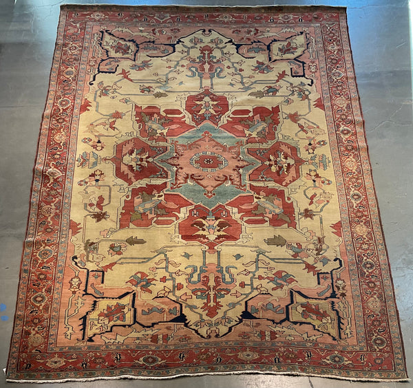 NU-2174 (Antique Persian Serapi 1850)