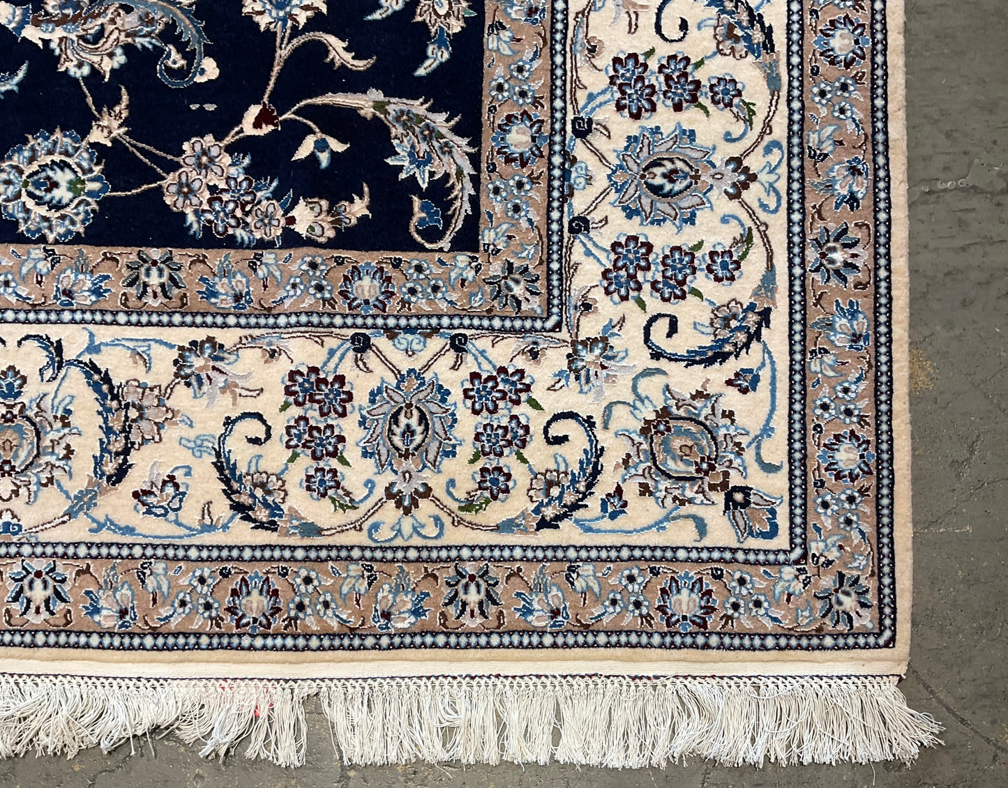 Hand-knotted in Nain , most detailed Persian rugs | NU-4972