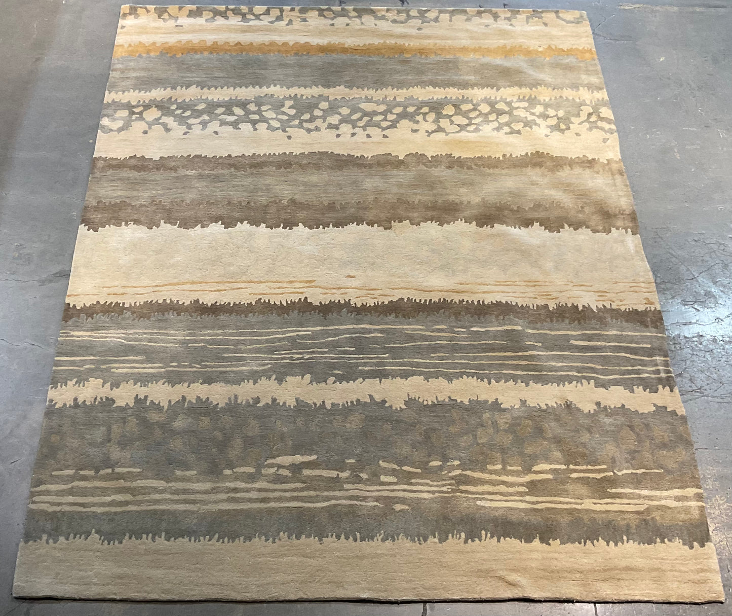 Transitional Tufted Wool Rug | NU-4362