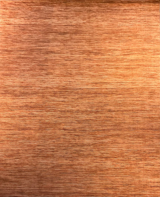 Paprika Wool & Bamboo Silk Rug with Textured Finish – 8x10 | NU-3937