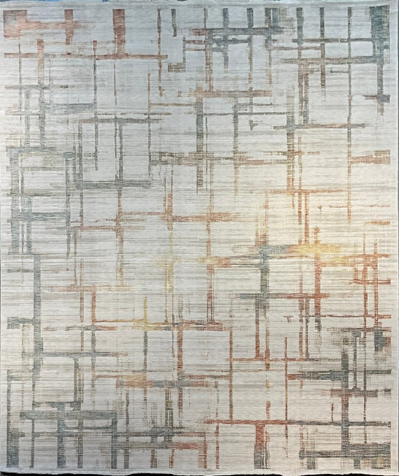 A fresh geometric area rug | NU-7885
