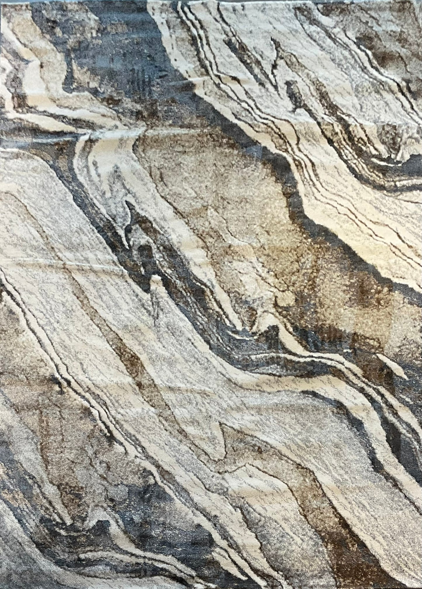 This desert sand pattern rug brings a warm, organic feel | NU-8091