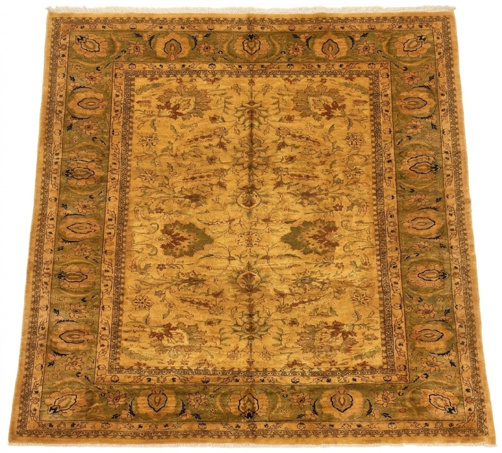 Semi-Antique Persian Mahal Palace Size Rug (13x20)  Hand-Knotted Wool Area Rug | NU-4983