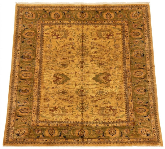Semi-Antique Persian Mahal Palace Size Rug (13x20)  Hand-Knotted Wool Area Rug | NU-4983