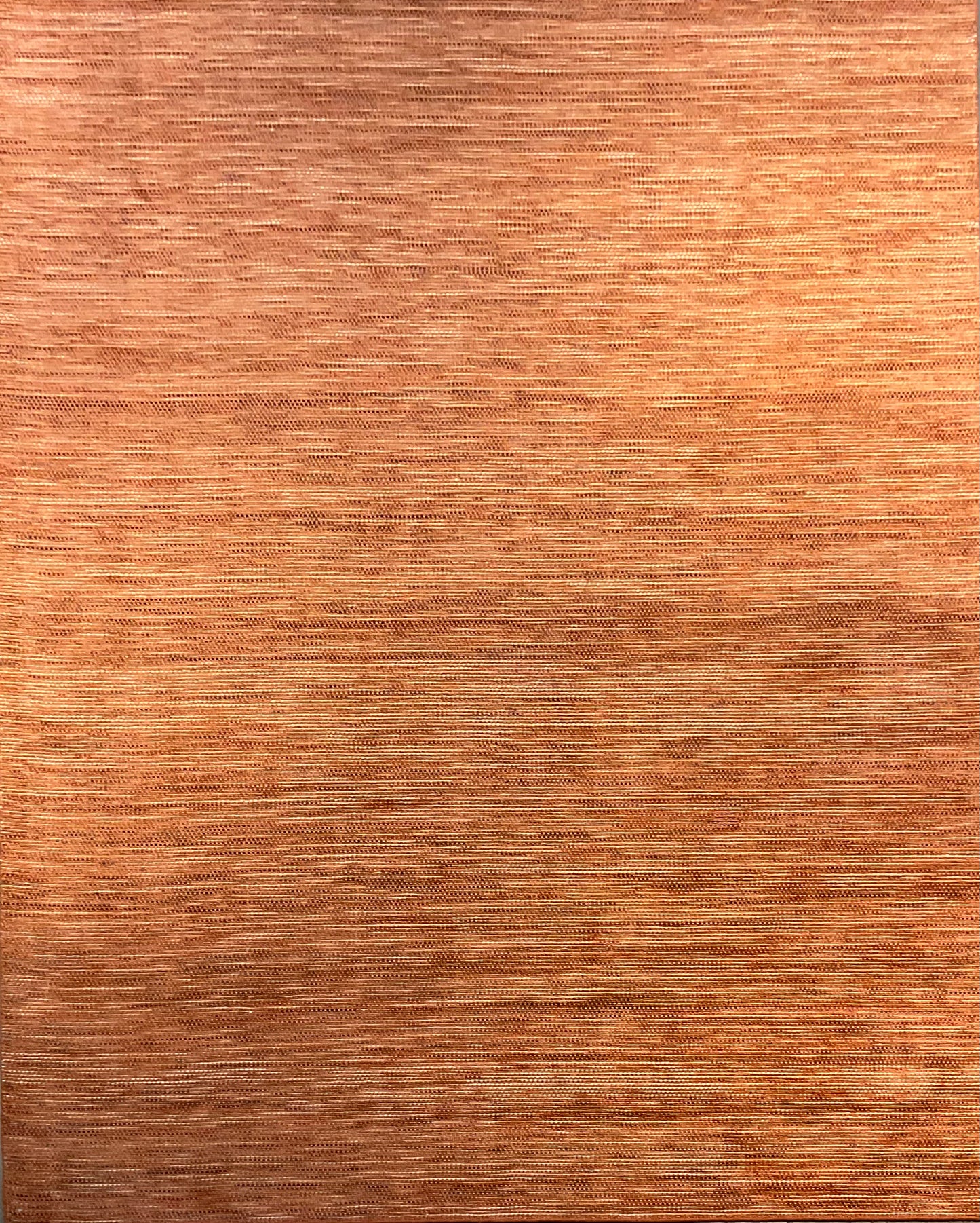 Paprika Wool & Bamboo Silk Rug with Textured Finish – 8x10 | NU-3937