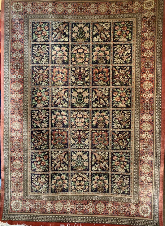 All Silk Qum Rug